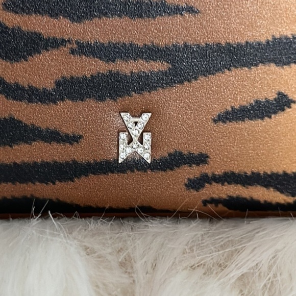 AMINA MUADDI Swarovski cristals tiger prints bag - Picture 5 of 14